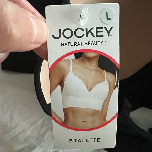 NWT Jockey molded cup bralette - black - size large - Picture 5 of 8